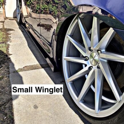 Universal Side Splitters for any car - Small Winglets (welded winglets)
