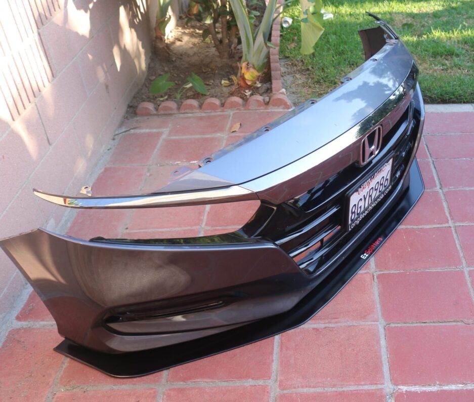 Honda Accord 2018-2019 front splitter