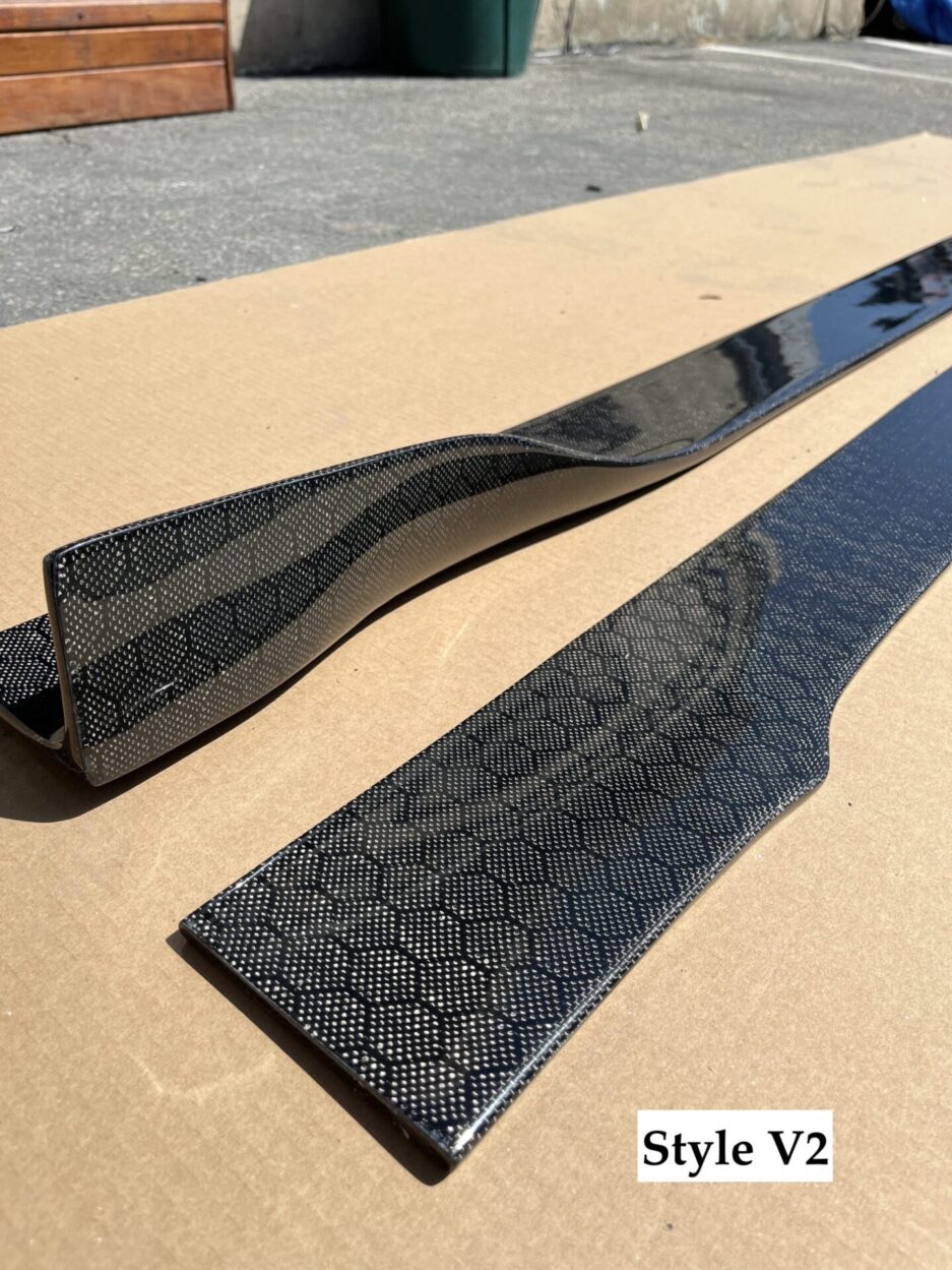 Honeycomb Carbon Fiber Side Skirts