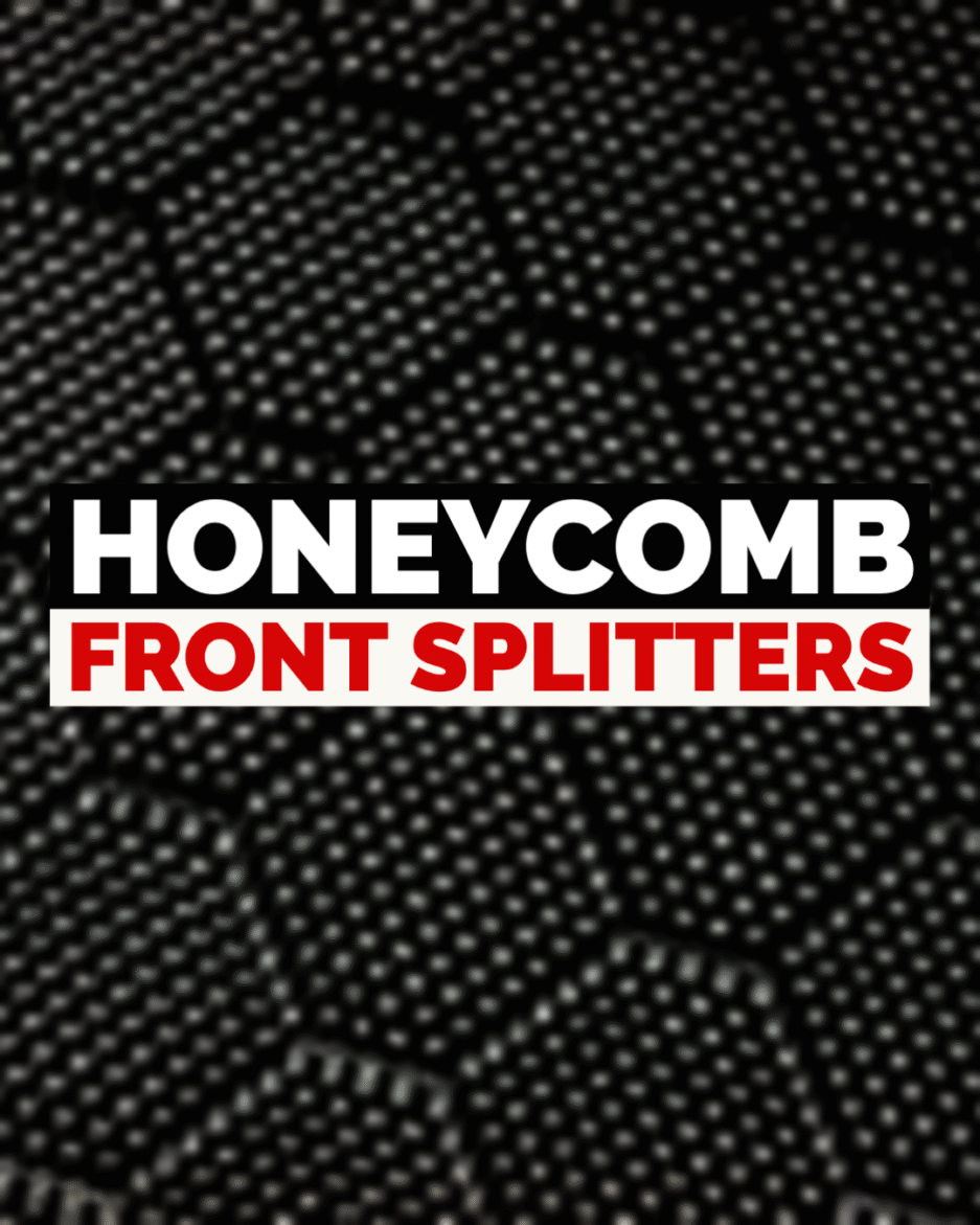 honeycomb front splitter