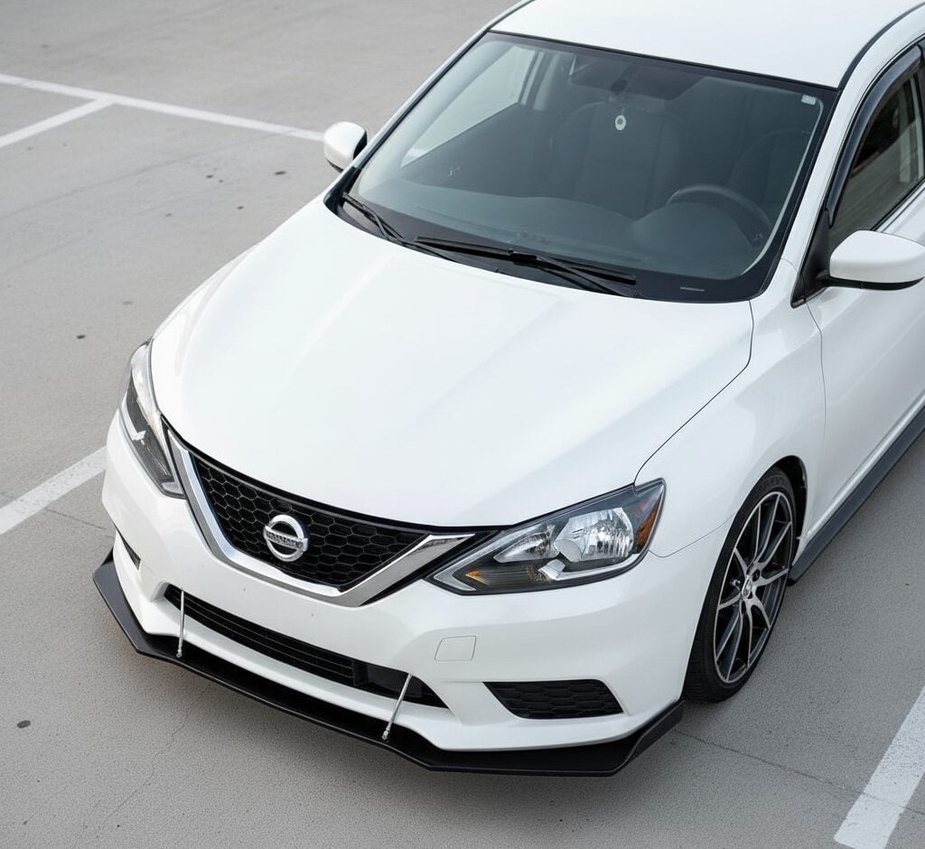 Nissan Sentra Front Splitter 2016-2019 Nissan Sentra Front Splitter 2016-2019