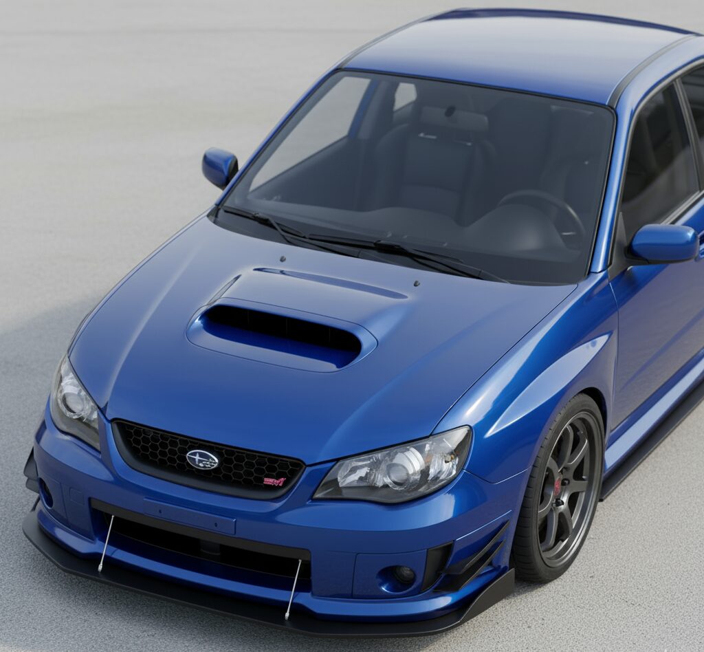Subaru Impreza WRX STI Front Splitter 2006-2007 Subaru Impreza WRX STI Front Splitter 2006-2007